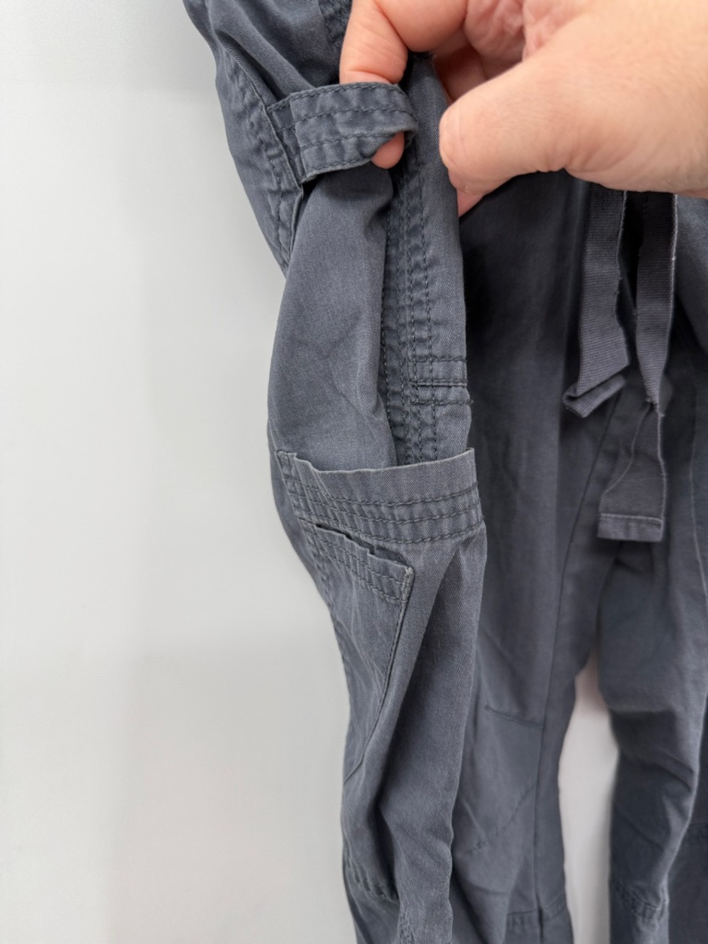 koi Lindsey Women's 7-Pocket Low-Rise Scrub Pants Size XS Petite Gray - Picture 11 of 11